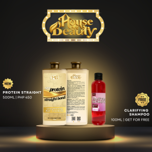 HOB NEW Protein Straight Bond Same Day Wash for All Hair Types Frizz Control Silky Smooth