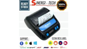 Printer Label Barcode 80Mm Iw-80Lp + 2 Rol Sticker Thermal Cetak Resi