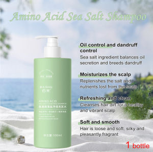 Dandruff ShampooSea Salt shampooShampoo500ml Soothe the Scalp Oil Control Dandruff Removal Mild Antipruritic Deep Cleaning Oily scalp shampoo