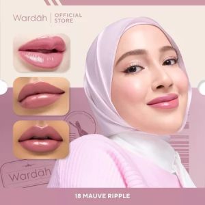 Wardah Glasting Liquid Lip - Hi-Pigmented Glass Color Ringan Tidak Lengket Transferproof