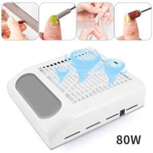 GUAIP Removable Filter Screen Nail Dust Collector 80W Low Noise Manicure Machine Tools Durable Speed ​​Adjustable Nails Dust Extractor Fan For Nail Art
