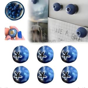 [COD] xiangshun 5 6 10pcs 3D Thực Tế Blueberry Tủ Lạnh Nam Châm Mini Trái Cây Trang Trí Nội Thất Nhựa Thực Phẩm Tủ Lạnh Nam Châm Ảnh Tin Nhắn Bảng Trang Trí Nội Thất Nhà Văn Phòng Tủ Lạnh Trang Trí Nội Thất Quà Tặng
