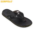 South Red Finger Cow Leather SUNPOLO KEP204-02 (Black). 