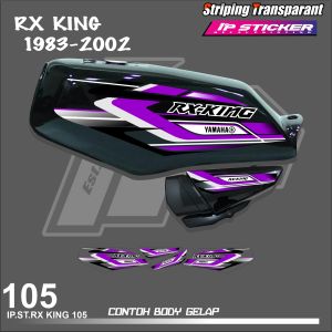 RX KING 1983-2002 (COD) STIKER STRIPING MOTOR YAMAHA RX KING - STIKER LIST SIMPLE WARNA VARIASI DESAIN RACING HOLOGRAM DAN TRANSPARAN BISA COD IP PROJECT.KODE 105