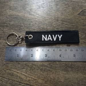 Tec40 TAG KEYCHAIN ARMY NAVY CREW POLICE พวงกุญแจ ไรท์สาระกับครูแว่น Tec40store