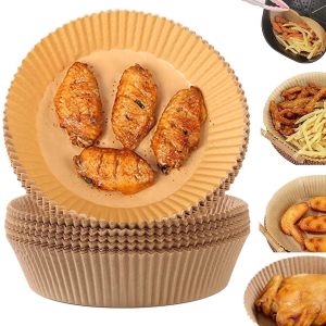 Air Fryer Disposable Non-stick Baking Papers Round Square Foil Paper Liners Oil Paper