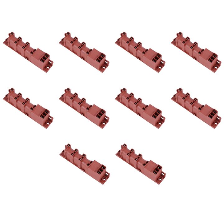 Brensty 220V AC Pulse Igniter For Gas Stoves & Cooktops - 6 Terminals, Brown Plastic (13.5x2cm)