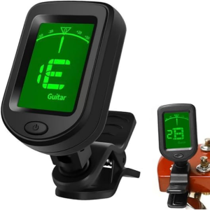 Guitar Tuner Clip On - Digital Tuners for Acoustic Guitar Electronic Guitar Bass Violin Ukulele