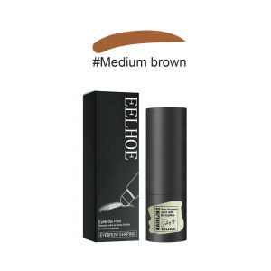 Eelhoe Quickly Makeup Eyebrow Print Suit waterproof sweat proof With 10 Reusable Eyebrow Stencils Eyebrow Brushes