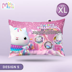 Gabbys Dollhouse Pillow - Minimania - Kids Pillow - Cartoon - Biggest Size 18x28 inches - Mugmania