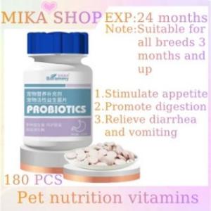 Pet Dog Supplement Cat Vitamin Dog Probiotics Beauty Hair Bulu Bone Calcium  Dog Vitamin Multivitami
