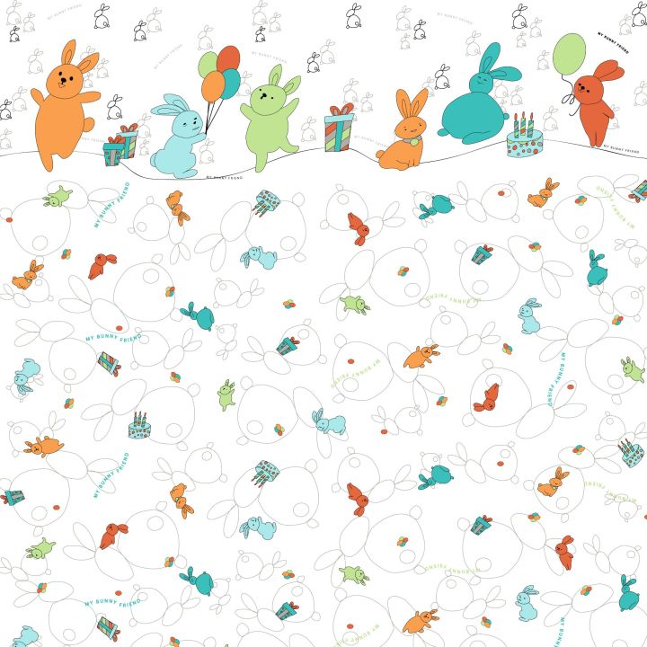Infantino%20%7C%20My%20Bunny%20Friend%208pcs%20Bedding%20Set%20(Bunny%20Party)%20-%20Image%207