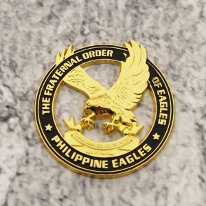 top shop 2.8inch Solid Alloy Car Badge the Fraternal order of eagles emblem Application For car or Motorcycle