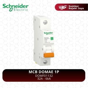 Schneider MCB DOMAE 1P 32A 6kA | DOMF01132 Merlin Gerin Orange