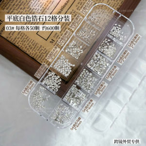 Khay 240 đá mini 12 ô mix kiểu - làm móng học nail