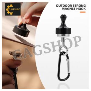 CAG SHOP 1pcs Camping Magnetic Hook Strong Suction Separable Outdoor Tent Buckle Carabiner