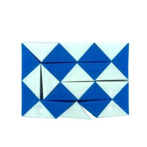 TAMARAH Detachable Magic Snake Cube Folding Transformable Cube 24 Speed Magic Snake Ruler Cube Puzzle Special Shape Magic Snake Ruler Puzzle Kids/Children/Toddler