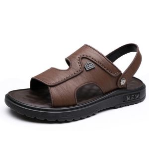 Free Shipping New MenS Sandals Perfect For Summer Wear Beach Shoes With Soft Soles Durable Casual And Featuring A Soft Non-Slip Sole Making Them Versatile For Both Beach And Everyday Use