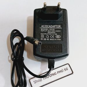Nguồn Adapter DC 5V - 3A (Đầu 5.5mm x 2.1mm) / Cáp chuyển ra 3.5mm x 1.35mm