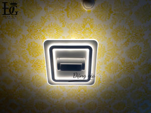 Đèn quạt ốp trần không cánh 180 độ | Đèn ốp sát trần thế hệ mới dành cho phòng khách-phòng ngủ-chung cư trần nhà thấp