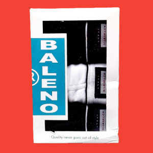 Baleno Underwear 3 pcs in 1 Pack (BL88-54) Assorted Color Outside Hipster Cotton Brief for Men