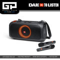 JBL Partybox On-The-Go Essential Portable Party Speaker with Built-in Lights and Wireless Mic. 