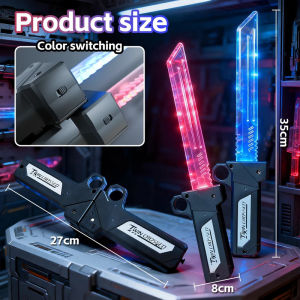 LED Sparkblade Toy Prop 7 Colors Light e Sound Demon Slayer Cosplay Anime Saber
