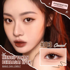 [BPOM] PINKFLASH #InfallibleLine Hyperfine Halus Gel Eyeliner Pensil Pigmen Tinggi Tahan Air Tahan Lama Eye liner Putar Pencil