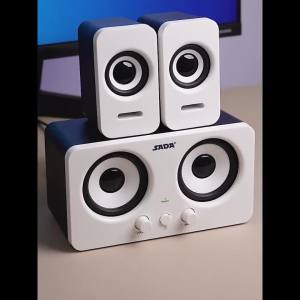 蓝牙音响电脑台式家用多媒体音箱笔记本手机有线桌面小型重低音炮Komputer audio Bluetooth pembesar suara multimedia rumah desktop buku nota telefon bimbit desktop berwayar subwoofer kecil