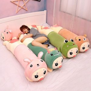 Gối Ôm Gấu Bông Hình Thú Heo Biến Hình - Gấu Ôm Hình Thú Thỏ Mặt Heo - Chất Nỉ Nhung Cao Cấp Hàn Quốc
