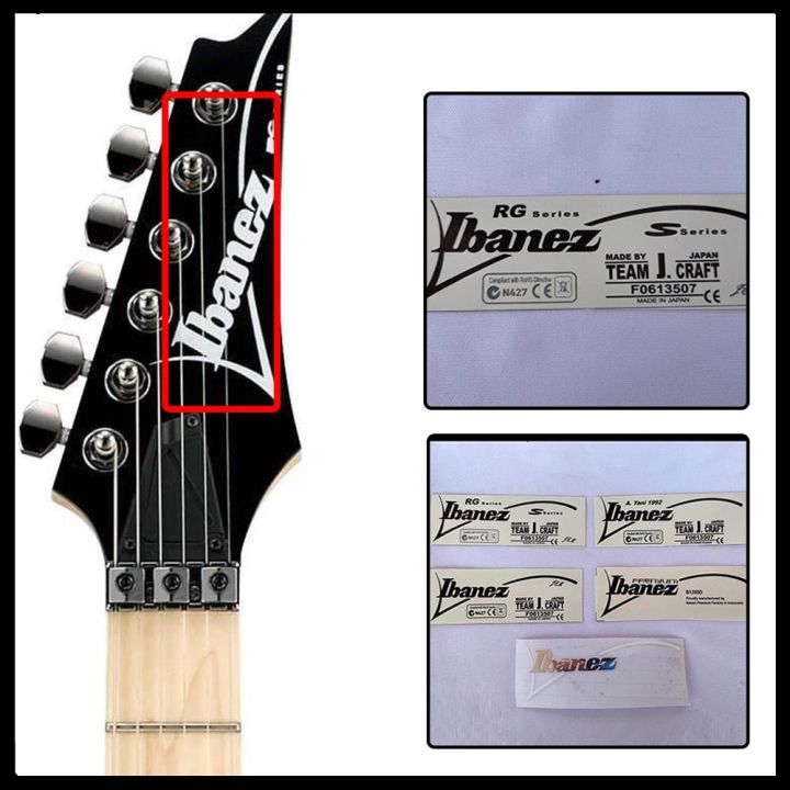 Ibanez Guitar Headstock Sticker Decals Lazada PH