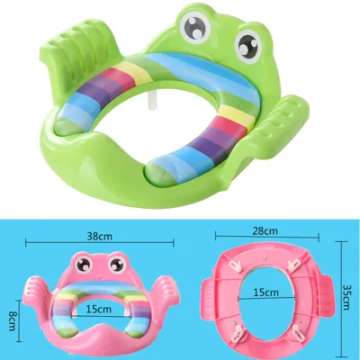Oldlaiben Childrens Toilet Potty Seat Training Toilet Seat Cover Anti-Slip Silicone Toddler Potty Universal Seat