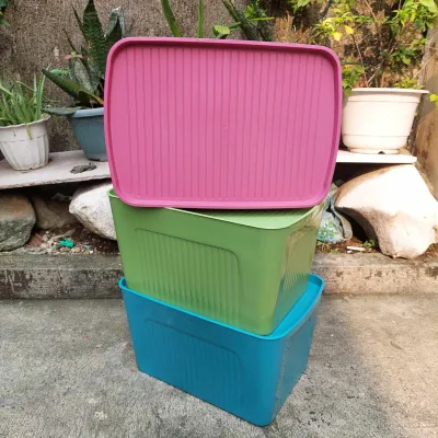 28LITERS OSAKA STORAGE BOX COLORED BROWN BLACK