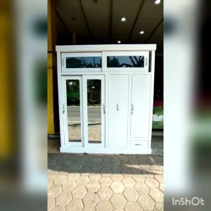 Lemari Pakaian 4 Pintu Sliding Playwood Trinityjaya Furniture