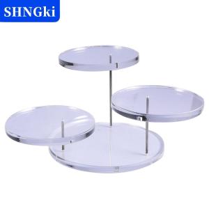 [COD] 🔥🔥🔥SHNGki Cupcake đứng Acrylic hiển thị đứng cho đồ trang sức bánh tráng miệng giá Đảng trang trí nội thất