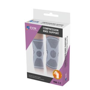 EVIN COMPRESSION KNEE SUPPORT (SIZE S / M / L / XL / XXL) - NON-REFUNDABLE / NON-RETURNABLE