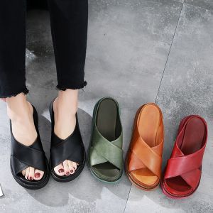 Recool wedge sandals women sandals korea style Tebal Tunggal Platform Slaid Sandal wedges woman shoe for womens sandal