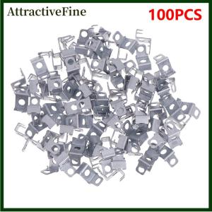 AttractiveFine 100 PCS 3D kênh thư treo tai thép không gỉ kim loại Đăng cài đặt sửa chữa phụ tùng phần cứng quảng cáo