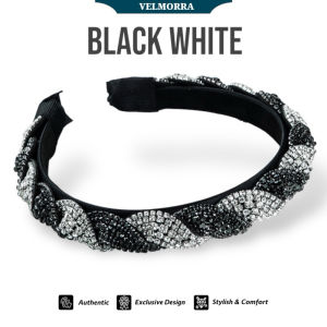[VELMORRA] Headband Spiny Bando Korea Kristal Diamond Rhinestone Pesta