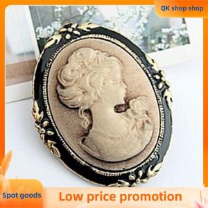 ✨QK shop✨ Fashion XS Women Vintage Cameo Elegant Brooch Pin Antique Wedding Charm Portrait Brooch Pin