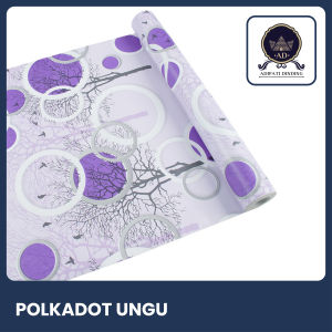 Adipatidinding - Wallpaper Dinding Motif Polkadot Ungu Ukuran 45 Cm x 10 Meter Wallpaper Stiker Dinding Motif Polkadot Ungu Wallstiker Motif Polkadot Ungu Dekorasi Dinding Dekorasi Rumah Dekorasi Ruang Tamu Dekorasi Kamar Tidur