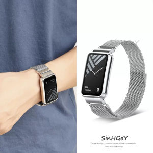 Dây Đeo Kim Loại Cho Xiaomi Mi Band 7 Pro Dây Đeo Cổ Tay Thay Thế 7Pro Bằng Thép Không Gỉ Từ Tính Kim Loại