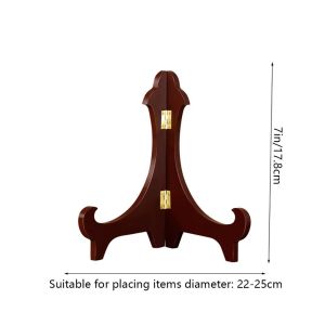 HUADIN High Quality Multifunction Foldable Decorative Adjustable Home Decor Storage Rack Plate Rack Display Stand Easel