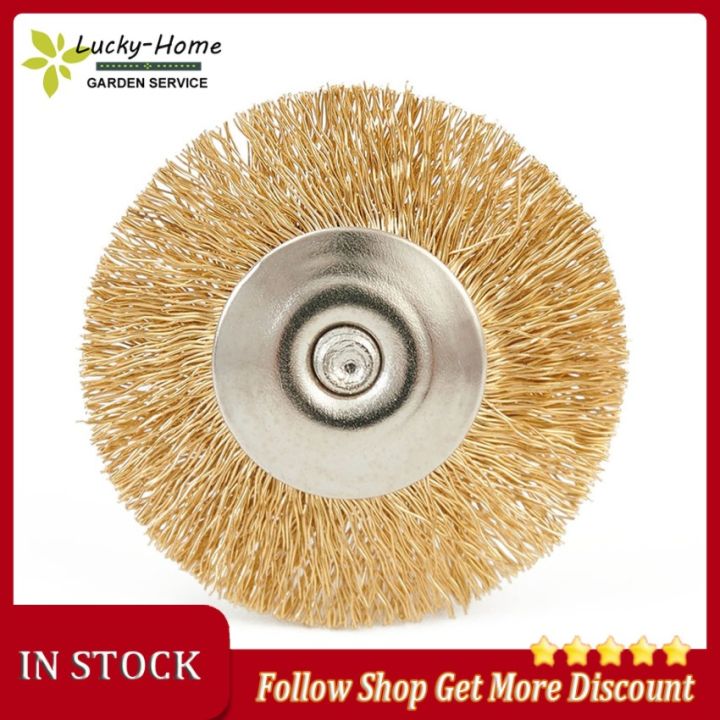 20 Pcslot Brass Brush Wire Wheel Brushes Die Grinder Rotary Electric Tool For Engraverdreme 6883