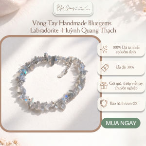 Vòng Tay Đá Labradorite Hợp Mệnh Thủy Mệnh Mộc Khóa Bạc 925 Cao Cấp - Tăng Cường Trực Giác Giảm Căng Thẳng -Bluegems