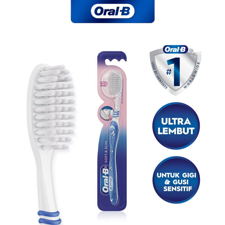 Oral-B Soft And Slim 1s Sikat Gigi Sensitif - Oral-B Sensitive ...