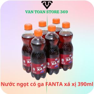 Nước ngọt có ga FANTA xá xị chai 390ml