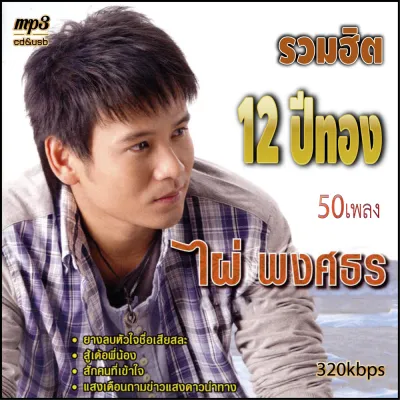 cd usb mp3 รวมฮิต 12 ปีทอง ไผ่ พงศธร รวม 50 เพลง Mp3 เพลงลูกทุ่งเก่าต้นฉบับ ระบบเสียงคุณภาพ #เพลงเก่า#เพลงคลาสสิค
