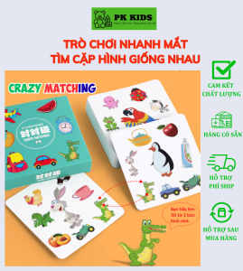 Trò Chơi Nhanh Mắt Tìm Cặp Hình Giống Nhau Luyện Phản Xạ Vui Nhộn Phát Triển Sớm Montessori Cho Trẻ