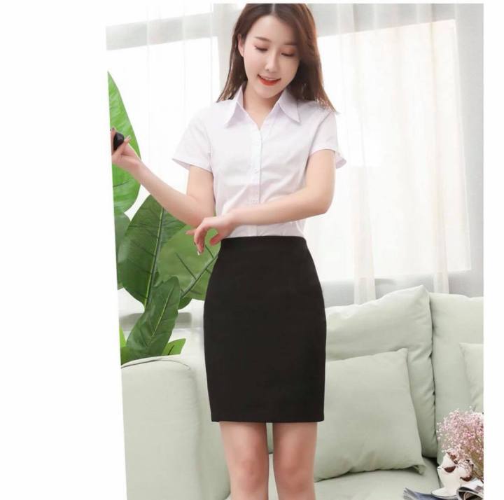 Pencil cut skirt shop and blouse